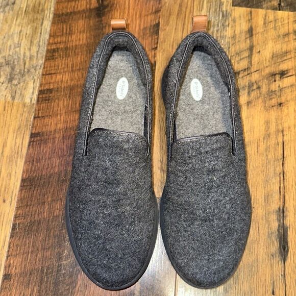 DR SCHOLLS Gray Moisture Wicking Cushioned Free Step & Go Slip On Flat Shoes Sz9 - Picture 12 of 16